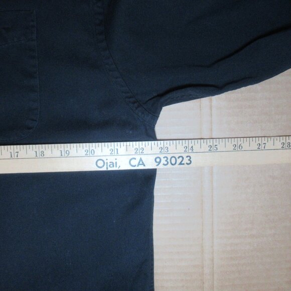 Devon & Jones Black Pima Twill Button-Down | Size L - Picture 5 of 10